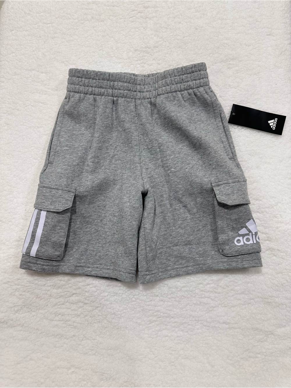 Boy’s Adidas Gray Cargo Shorts